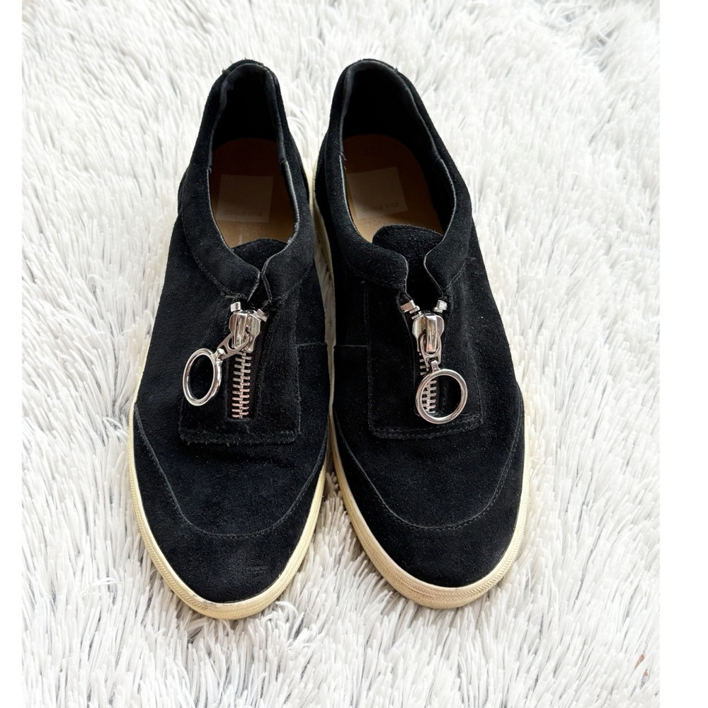 Dolce Vita Trissa Suede Black Sneakers